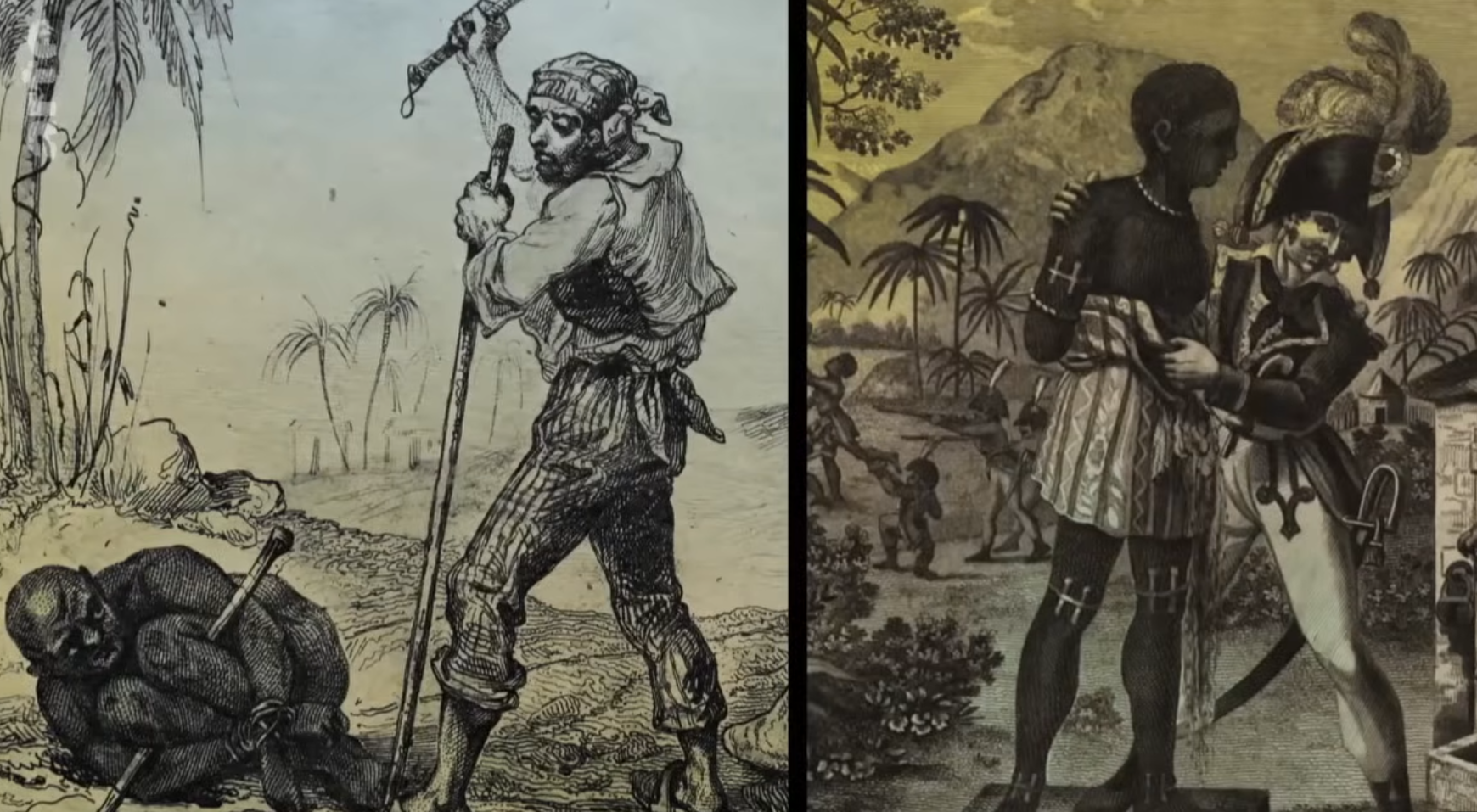 Slave labor and colonial exploitation